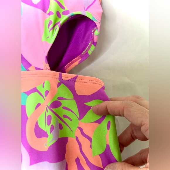 Tropical Flamingo One Piece Swimsuit - Picture 11 of 14